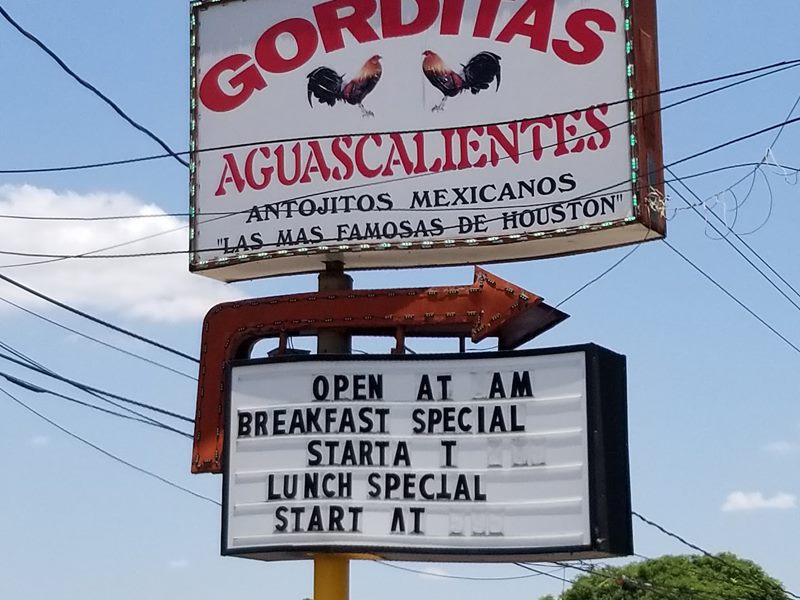 Gorditas Aguascalientes exterior